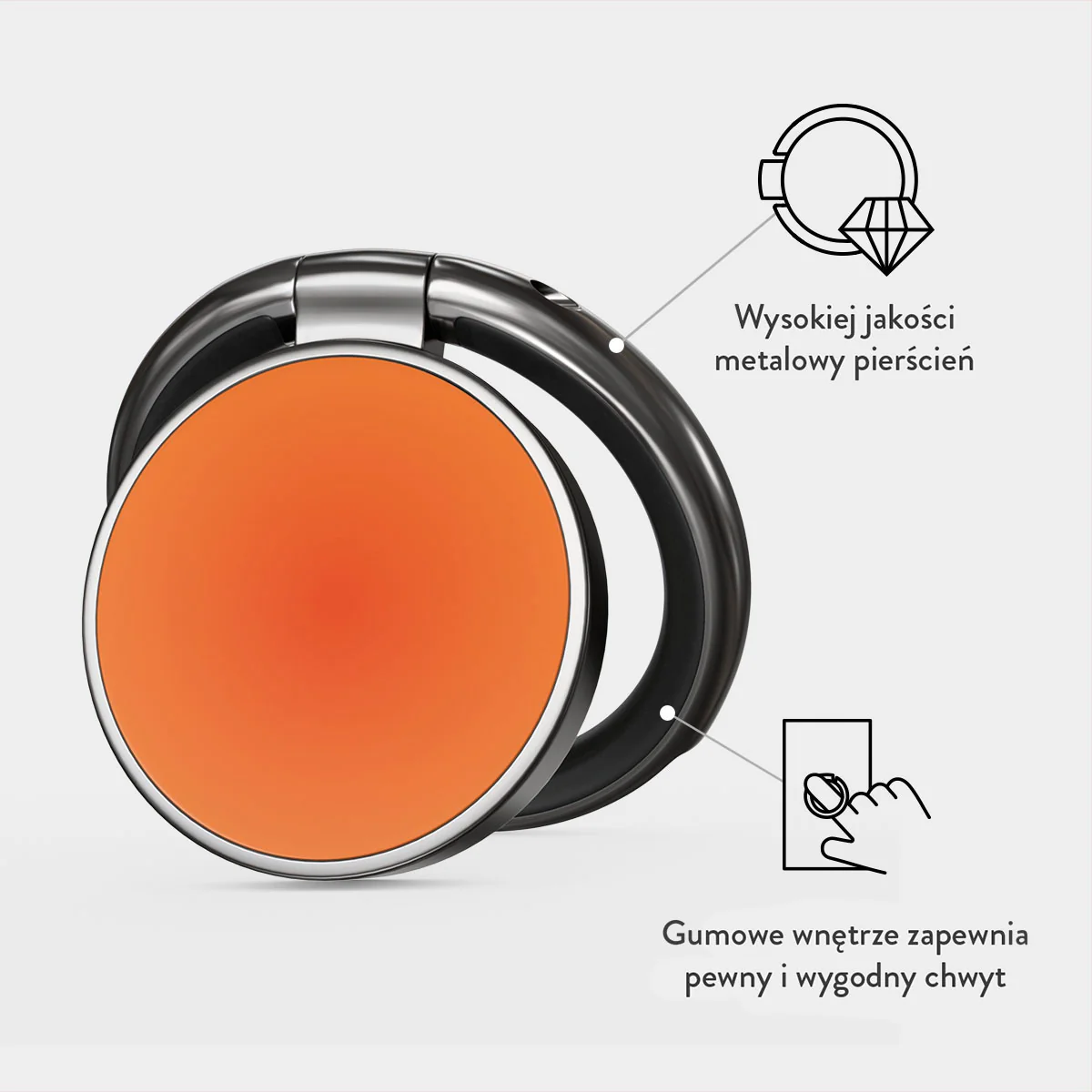 Flare - Samoprzylepny Okrągły Uchwyt - Image 2