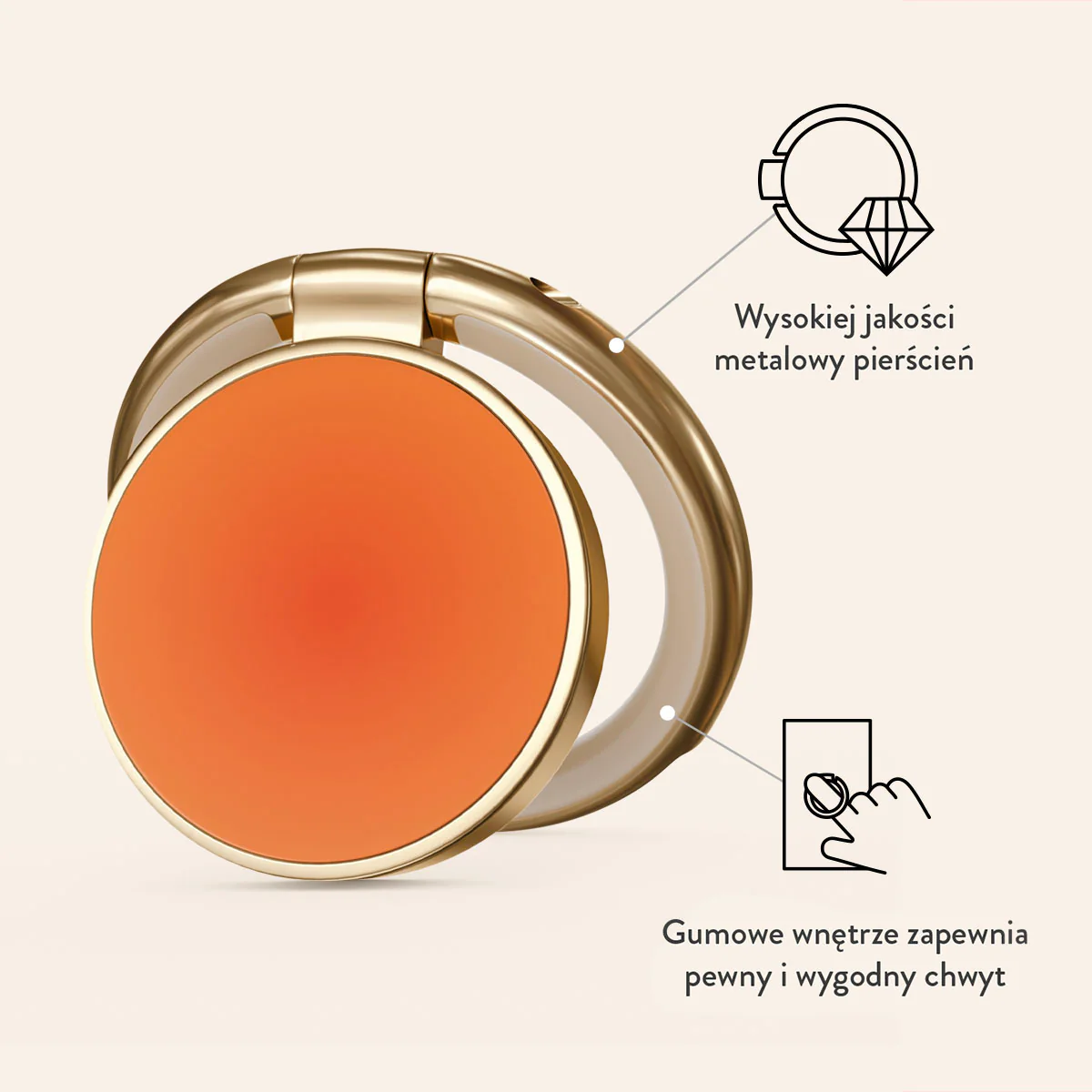 Flare - Samoprzylepny Okrągły Uchwyt - Image 7