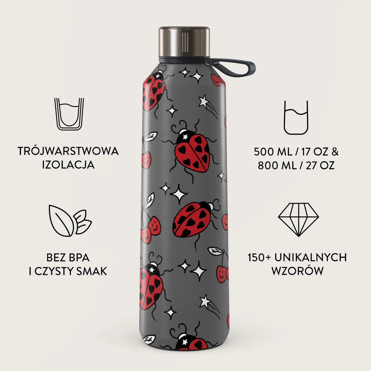Fortunate One - Butelka na wodę - Image 3