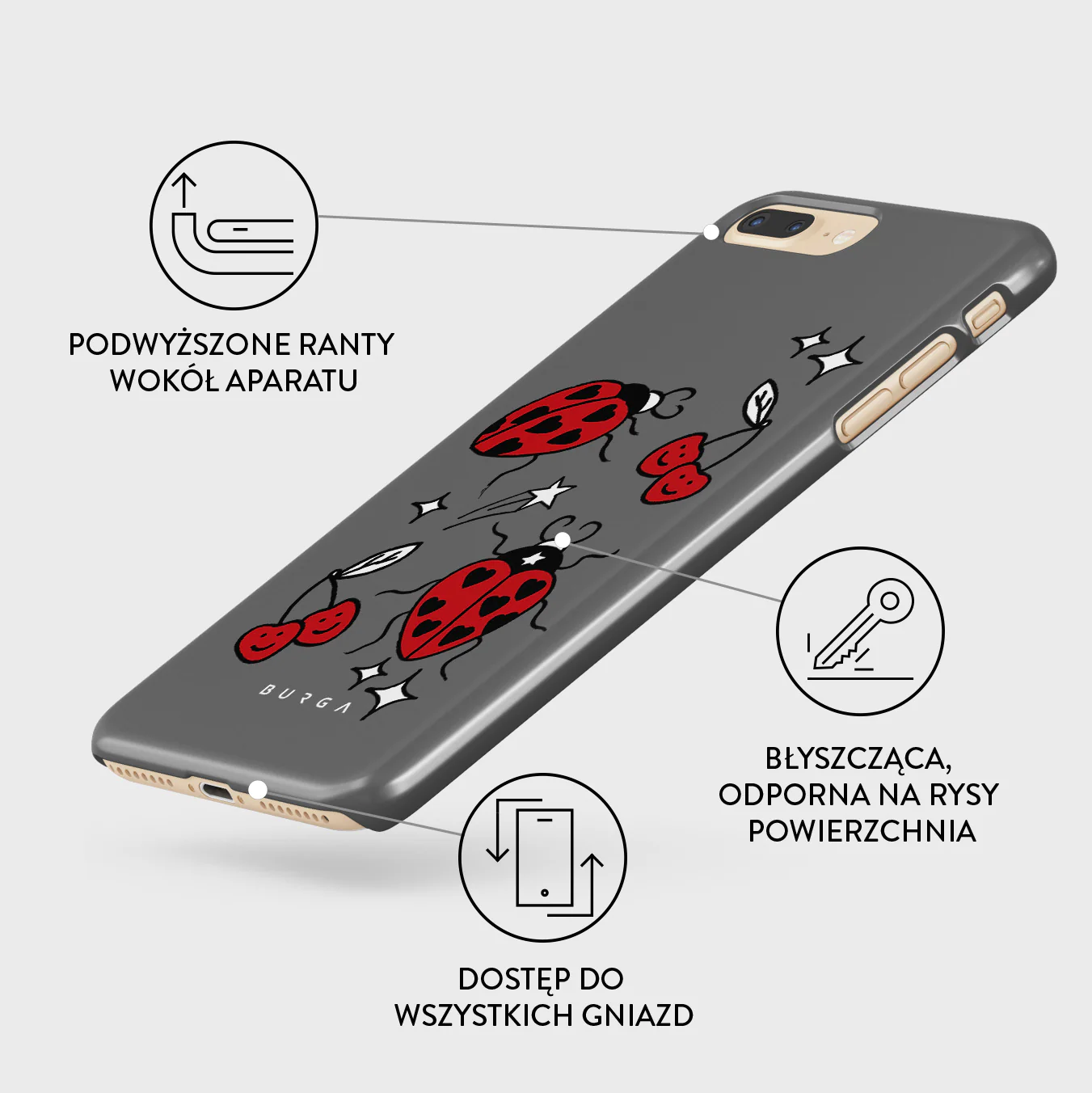 Fortunate One - iPhone 7 Plus / 8 Plus Etui - Image 3