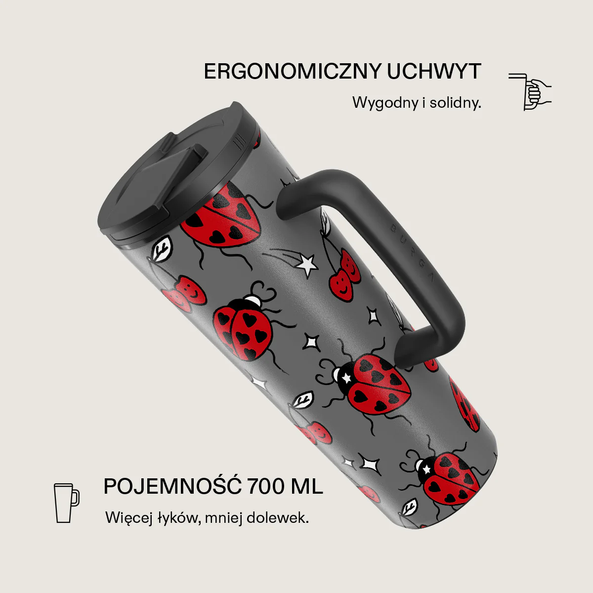 Fortunate One - Kubek podróżny EasyGrip - Image 2
