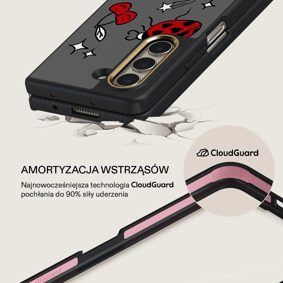 Fortunate One - Samsung Galaxy Z Fold 5 Etui - Image 3