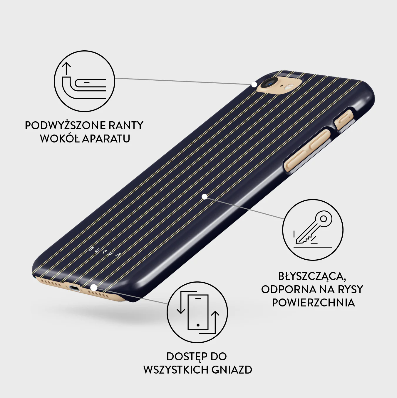 Free Fall - iPhone SE (2020) Etui - Image 3
