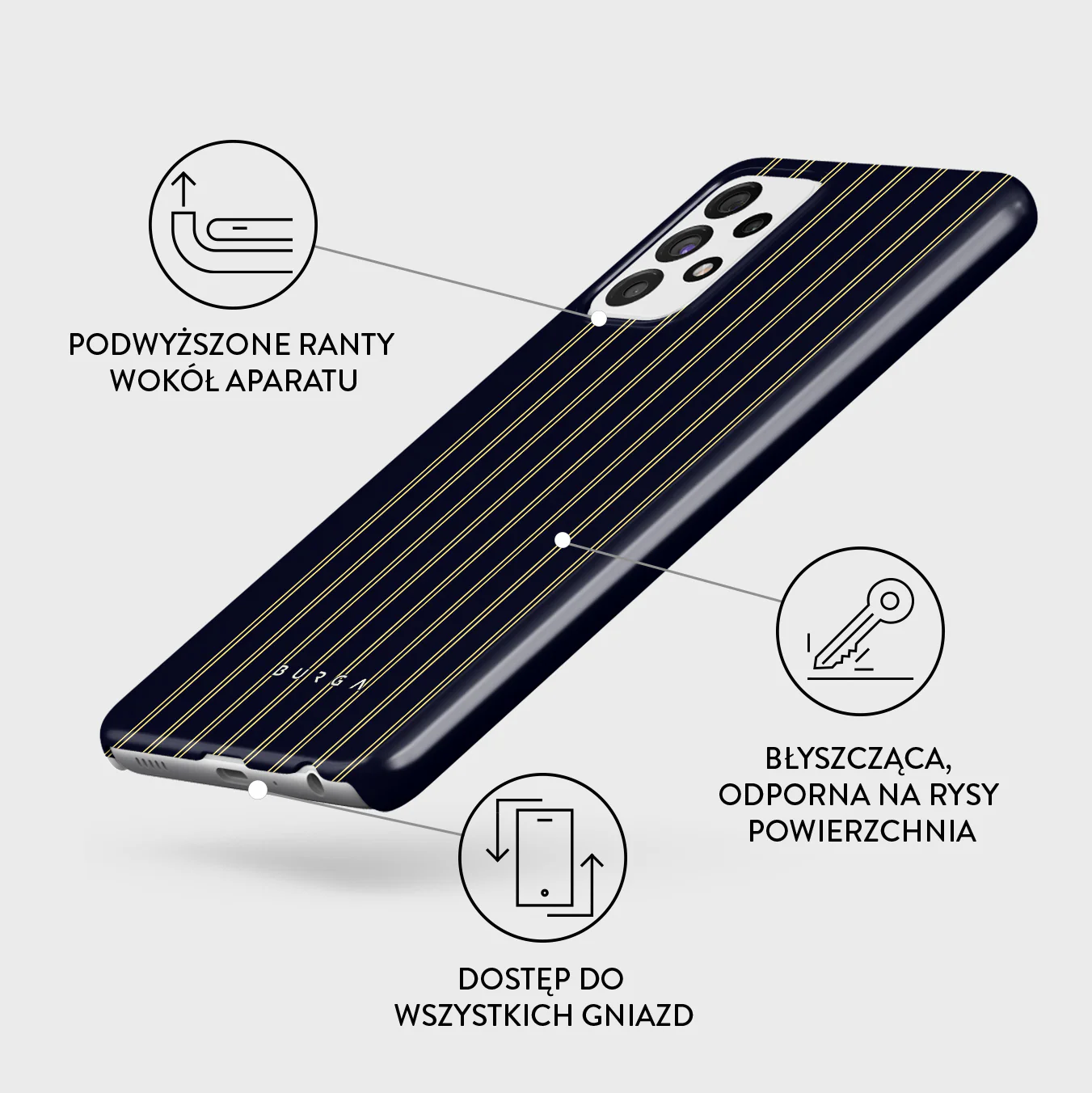 Free Fall - Samsung Galaxy A72 4G / 5G Etui - Image 3
