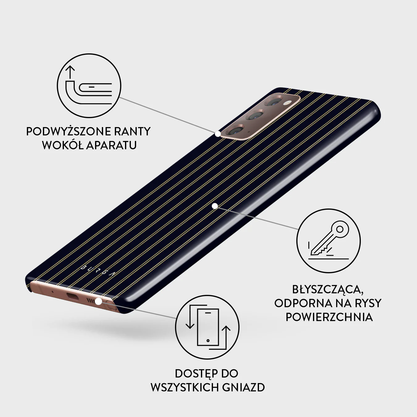 Free Fall - Samsung Galaxy Note 20 4G / 5G Etui - Image 3