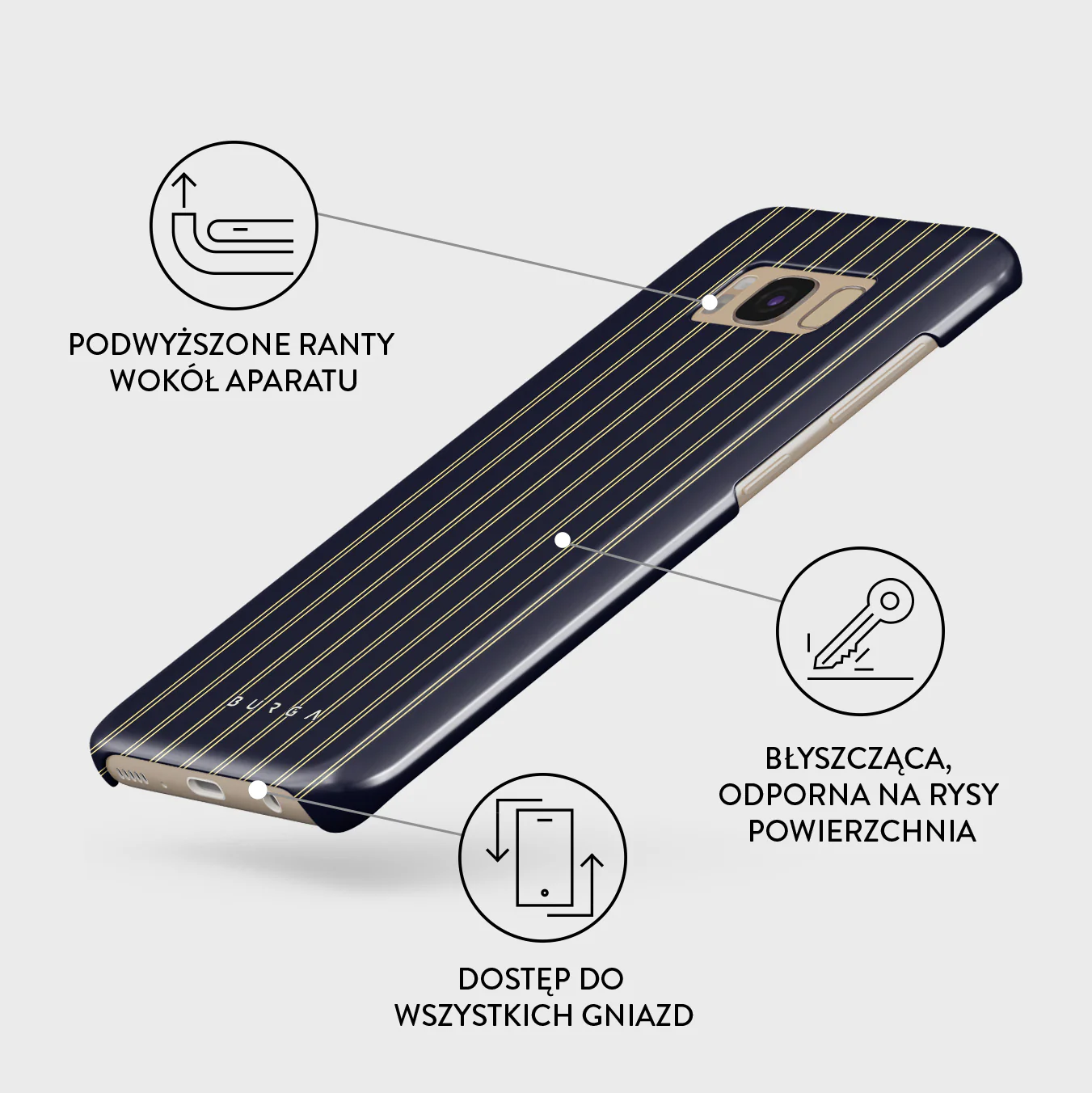 Free Fall - Samsung Galaxy S8 Etui - Image 3