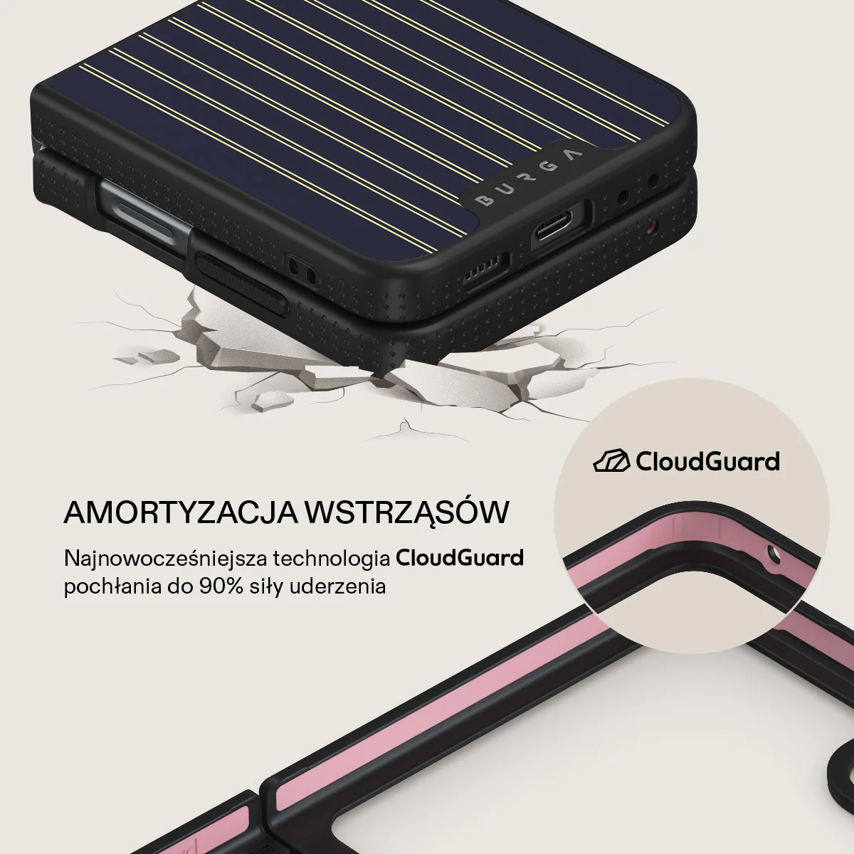 Free Fall - Samsung Galaxy Z Flip 5 Etui - Image 17