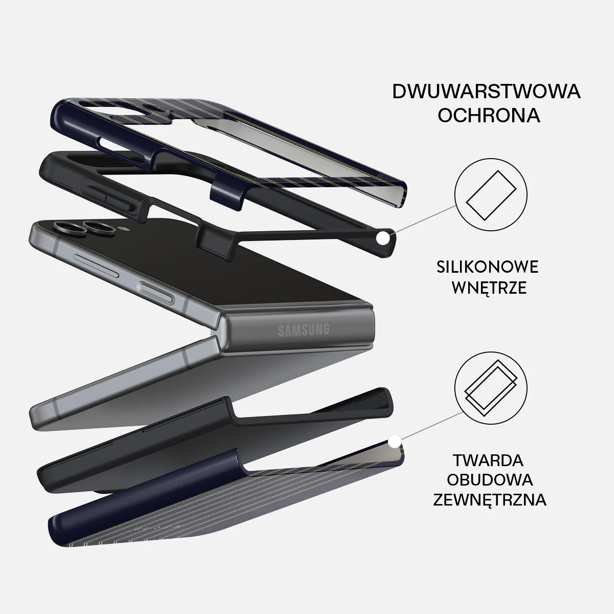Free Fall - Samsung Galaxy Z Flip 5 Etui - Image 2