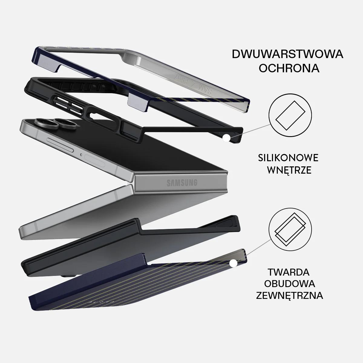 Free Fall - Samsung Galaxy Z Flip 7 Etui - Image 2
