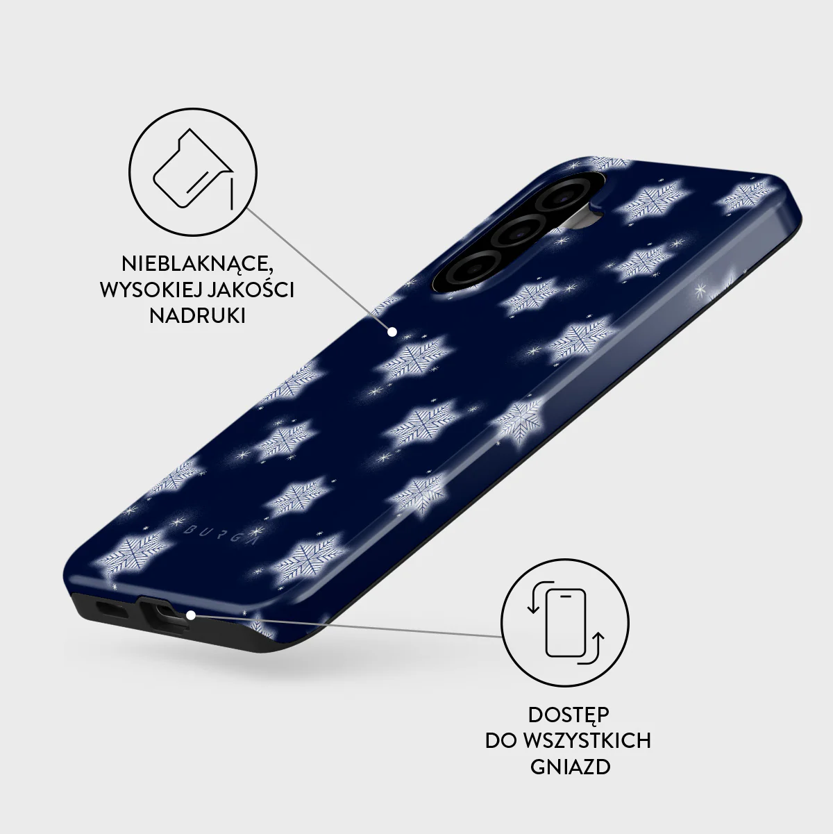 Frosty Pines - Samsung Galaxy A57 5G Etui - Image 3