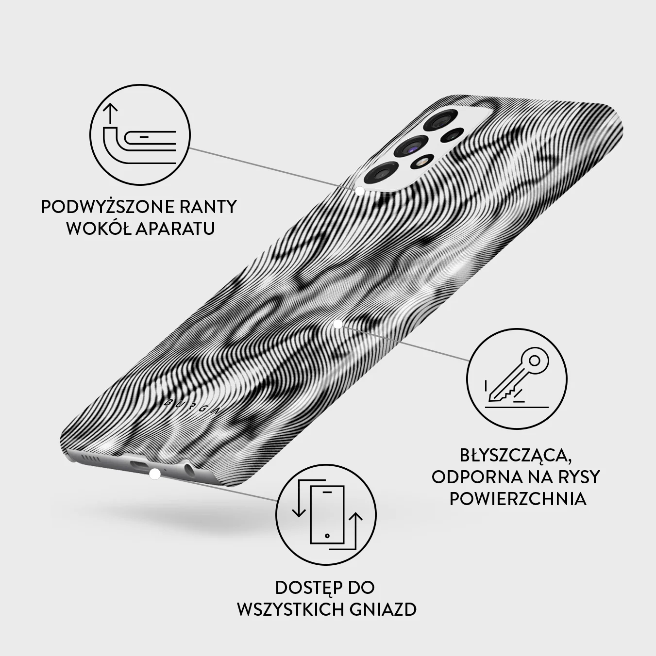 Ghost - Samsung Galaxy A72 4G / 5G Etui - Image 3