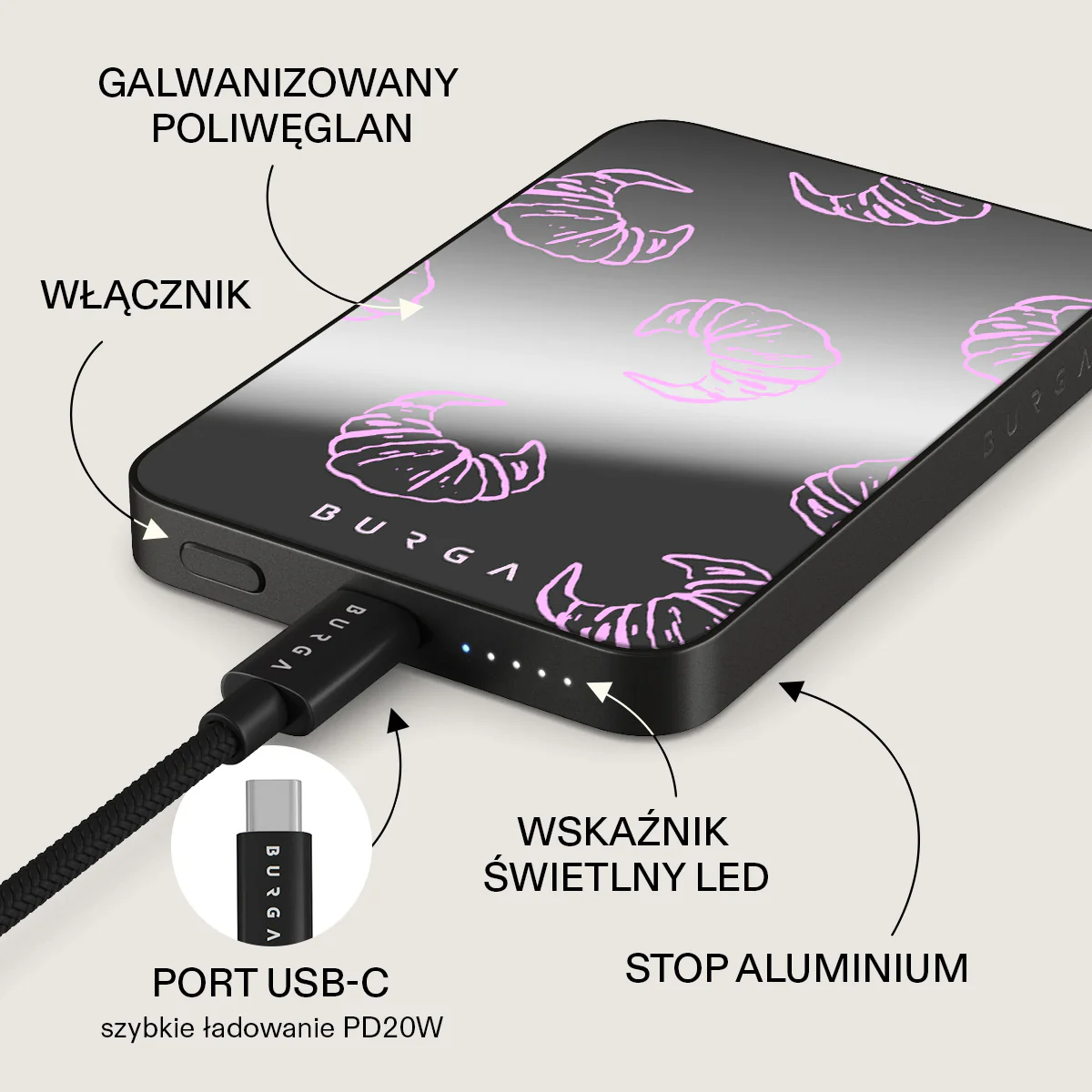 Girl Dinner - Magnetyczny power bank - Image 50