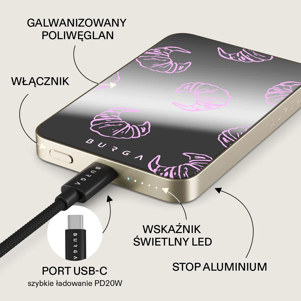 Girl Dinner - Magnetyczny power bank - Image 55
