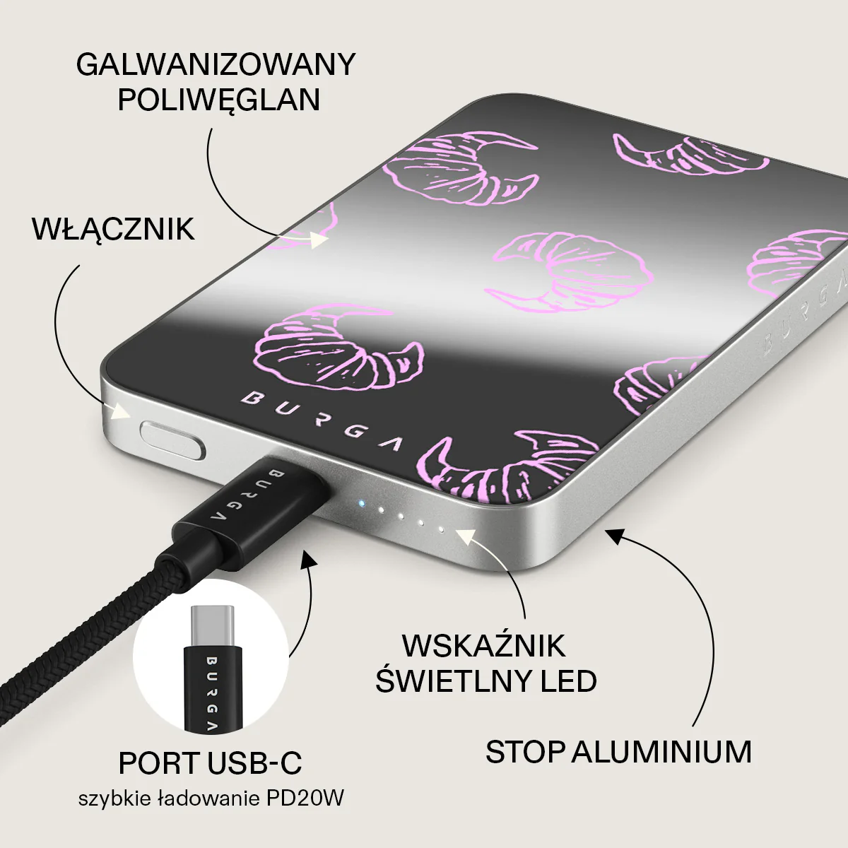 Girl Dinner - Magnetyczny power bank - Image 60