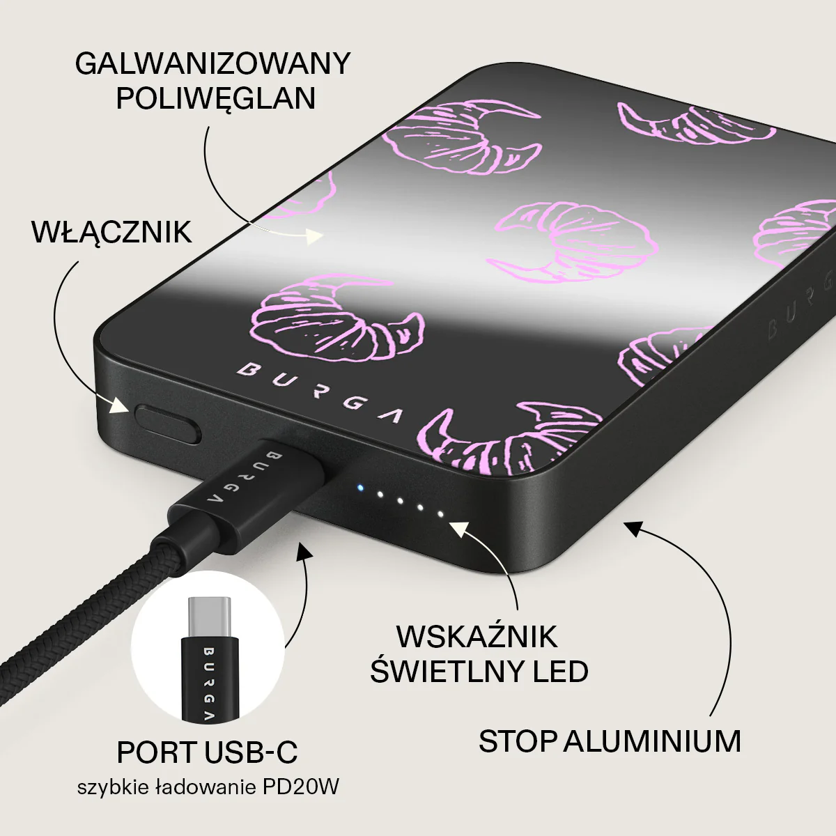 Girl Dinner - Magnetyczny power bank - Image 65