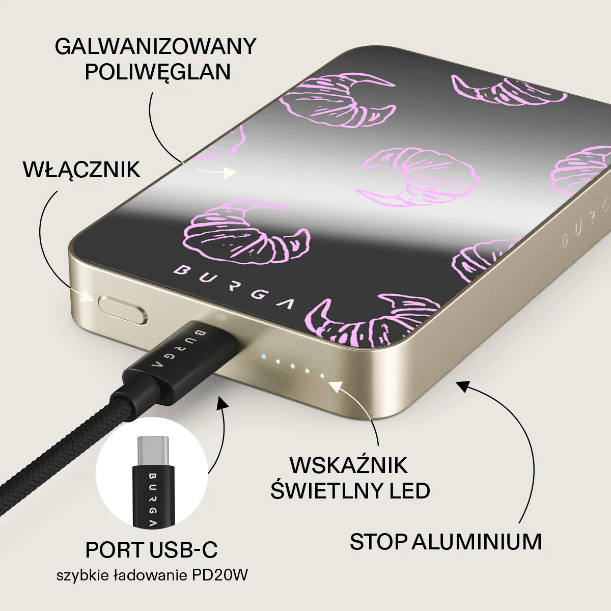 Girl Dinner - Magnetyczny power bank - Image 70