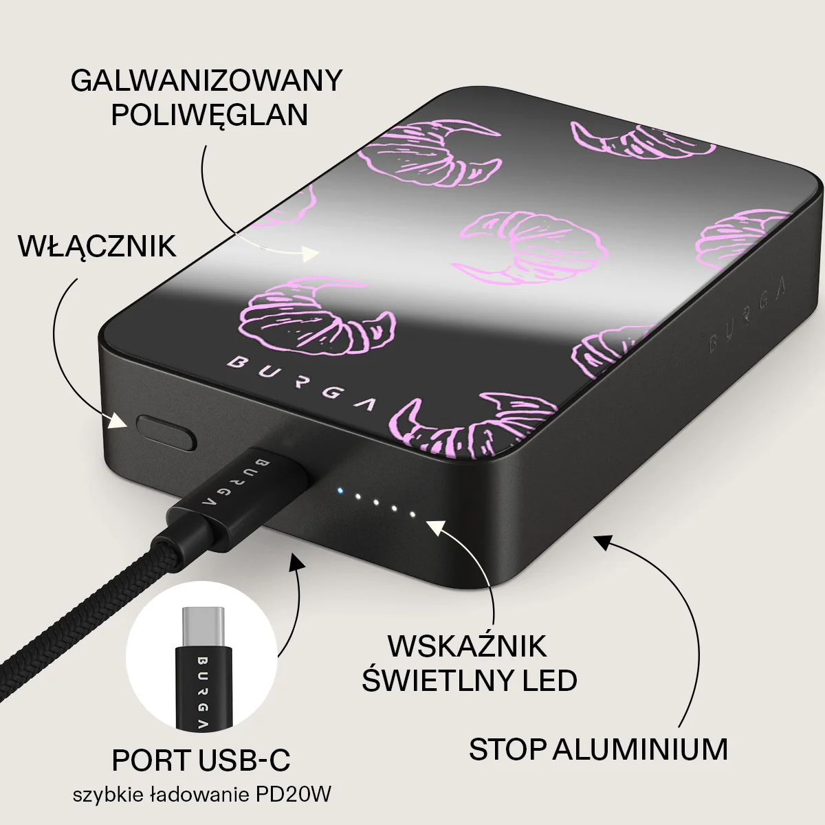 Girl Dinner - Magnetyczny power bank - Image 80