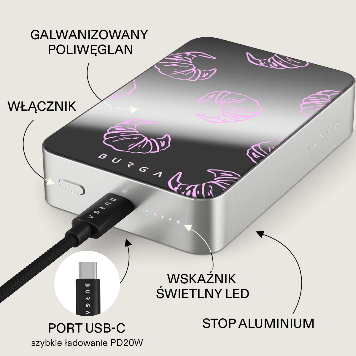 Girl Dinner - Magnetyczny power bank - Image 90