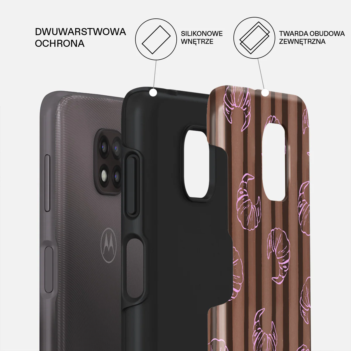 Girl Dinner - Motorola Moto G Power 2021 Etui - Image 2