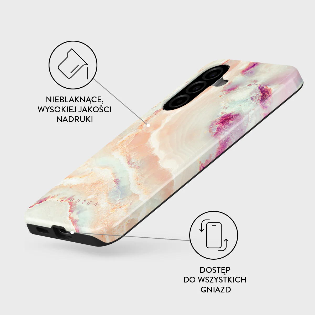 Berry Sorbet - Samsung Galaxy A57 5G Etui - Image 3