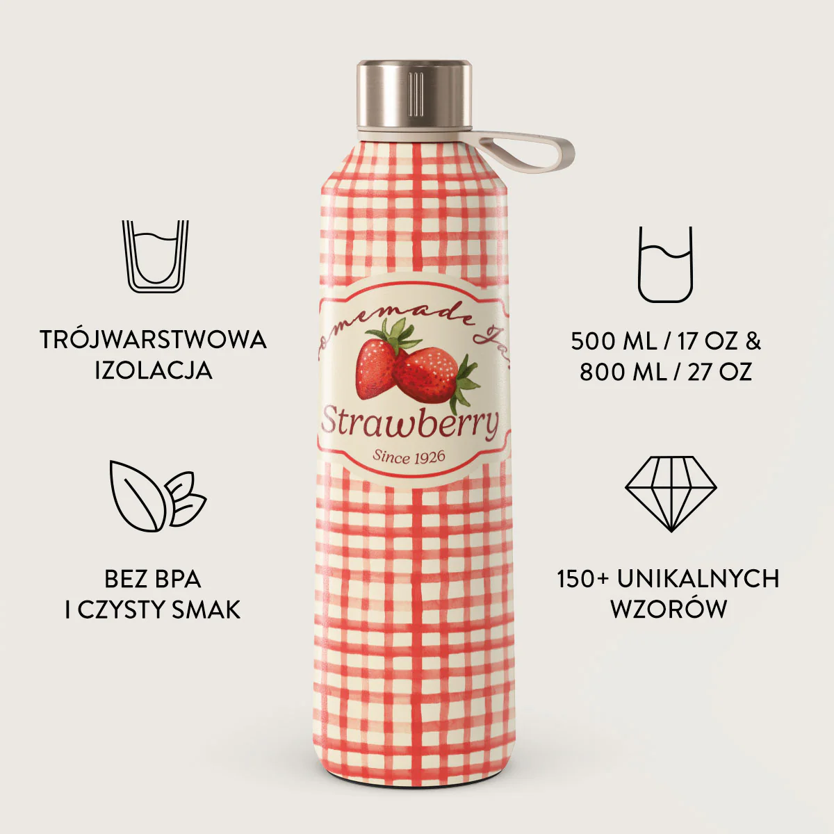 Grandma's Jam - Butelka na wodę - Image 3