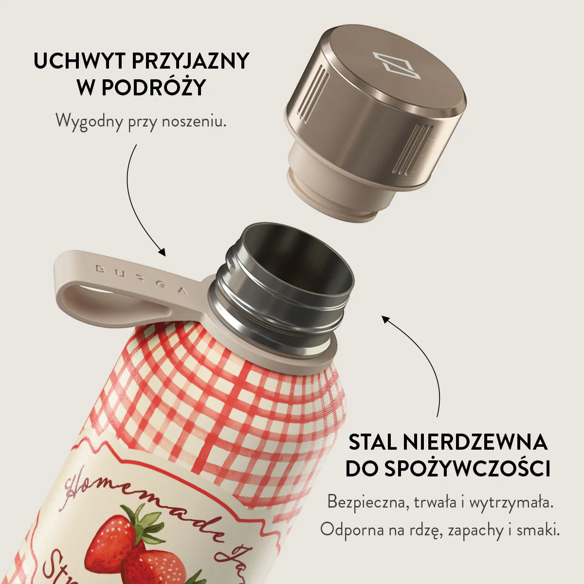 Grandma's Jam - Butelka na wodę - Image 4