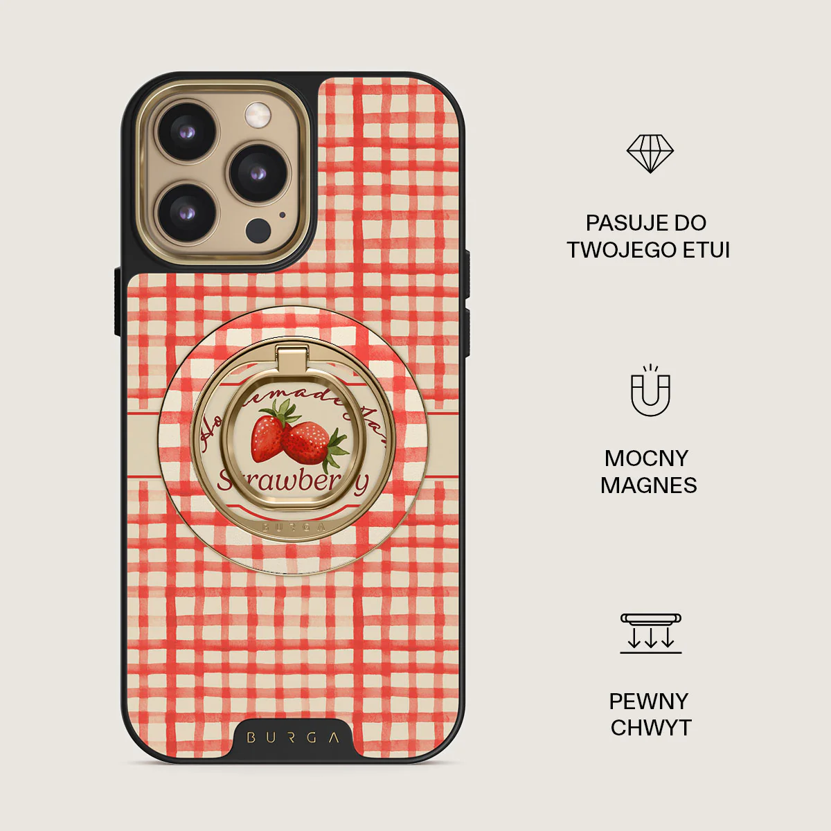 Grandma's Jam - Magnetyczny Okrągły Uchwyt - Image 6