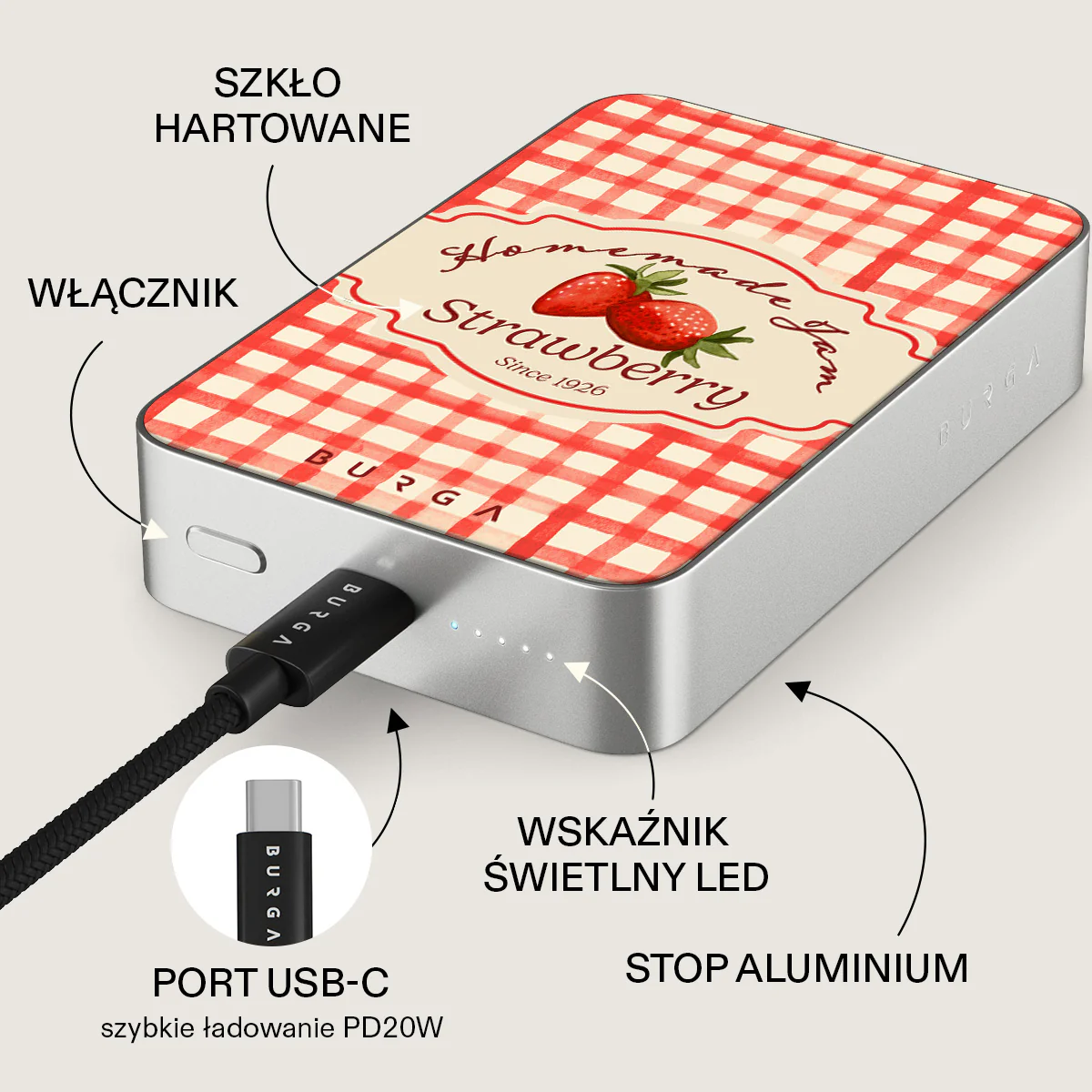 Grandma's Jam - Magnetyczny power bank - Image 45