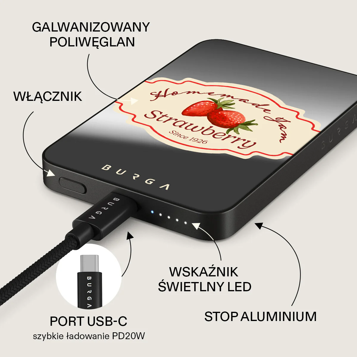 Grandma's Jam - Magnetyczny power bank - Image 50