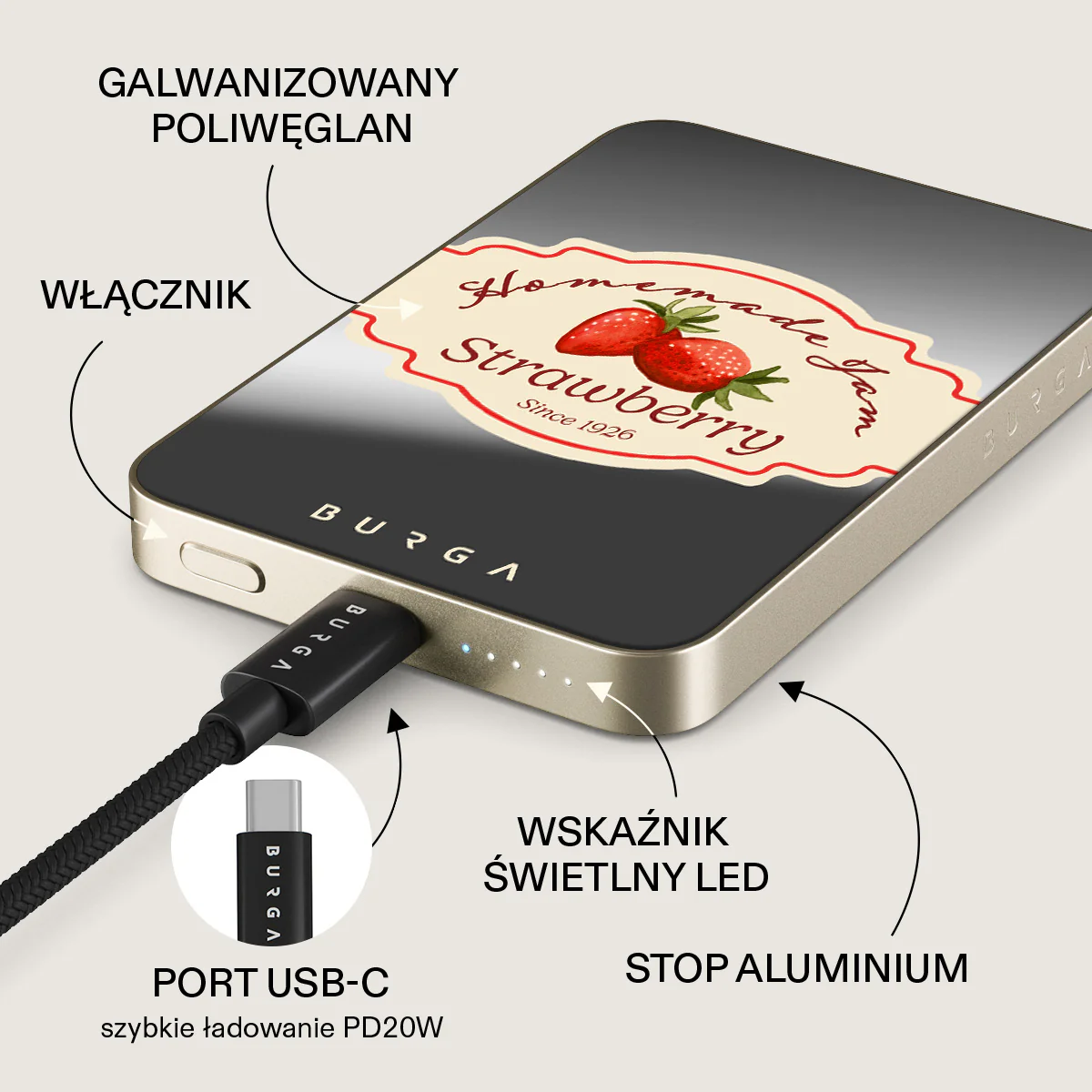 Grandma's Jam - Magnetyczny power bank - Image 55