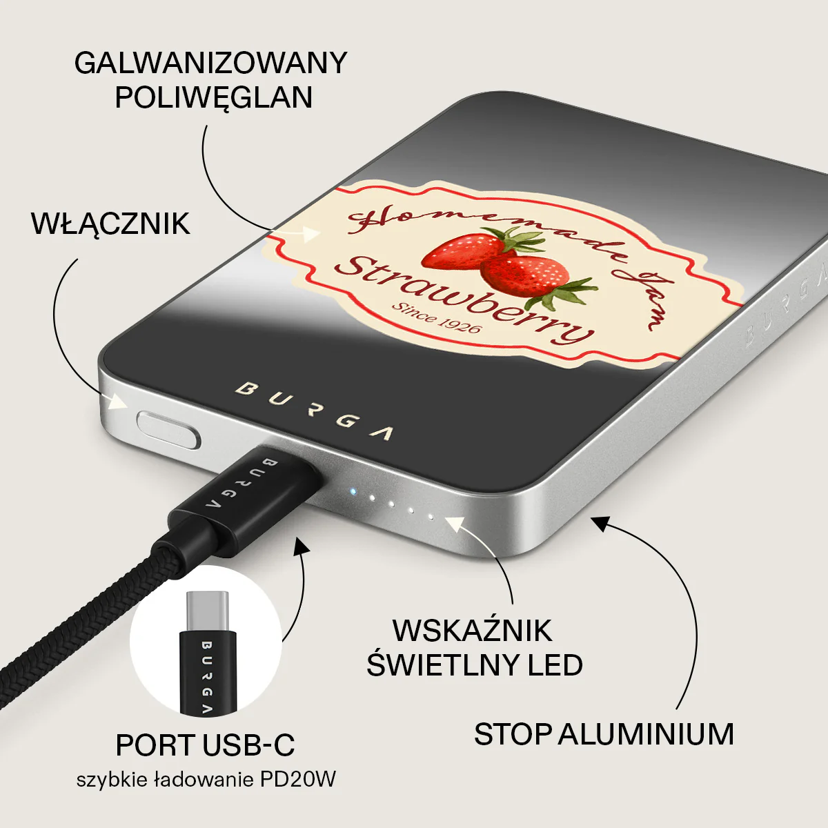 Grandma's Jam - Magnetyczny power bank - Image 60