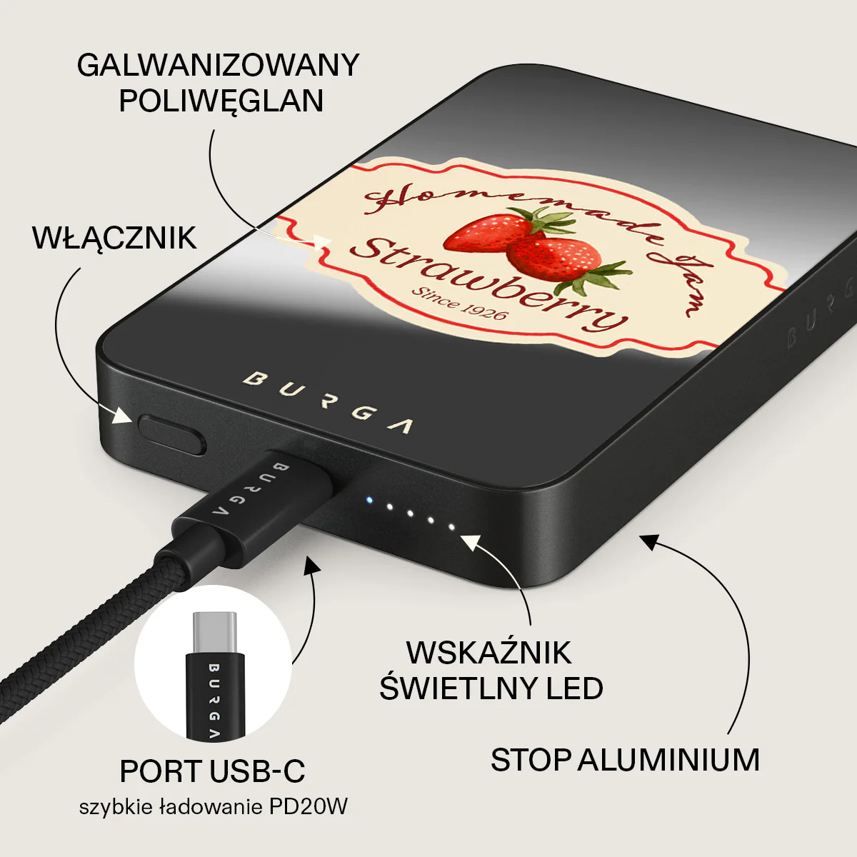 Grandma's Jam - Magnetyczny power bank - Image 65
