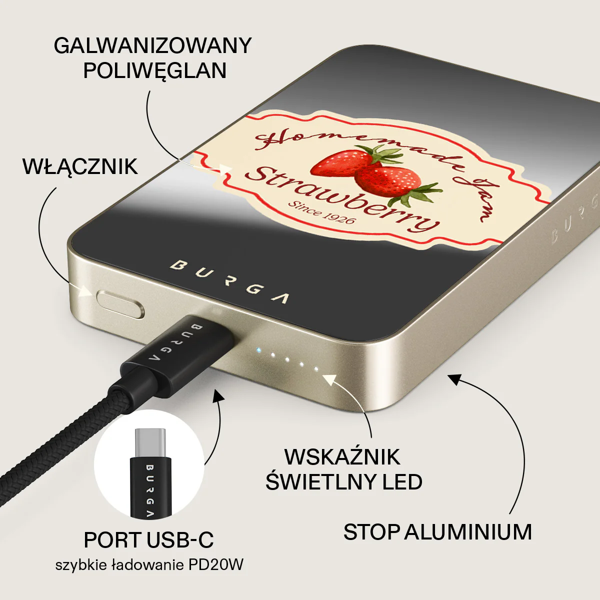 Grandma's Jam - Magnetyczny power bank - Image 70