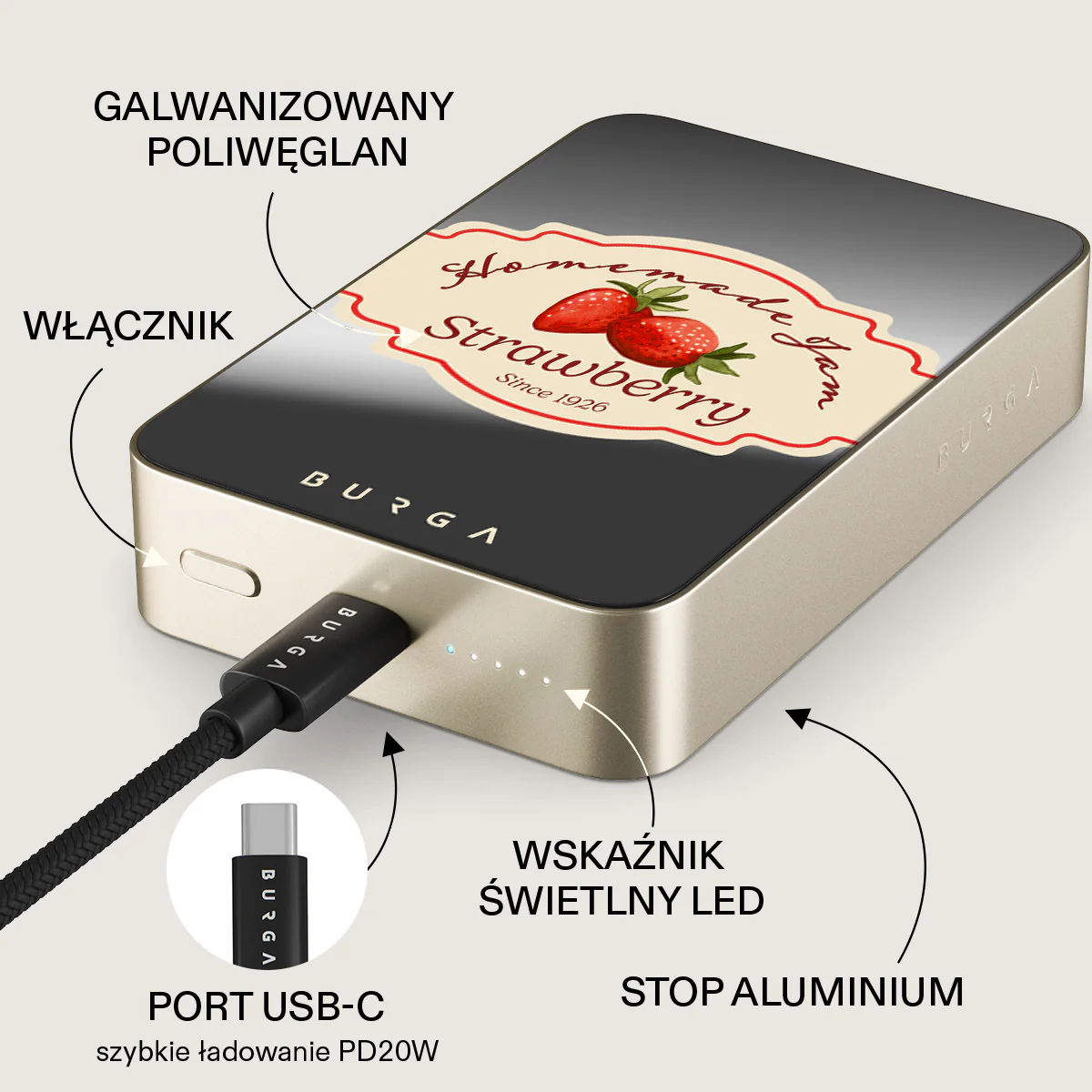 Grandma's Jam - Magnetyczny power bank - Image 85