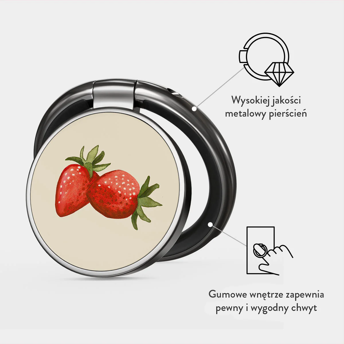 Grandma's Jam - Samoprzylepny Okrągły Uchwyt - Image 2