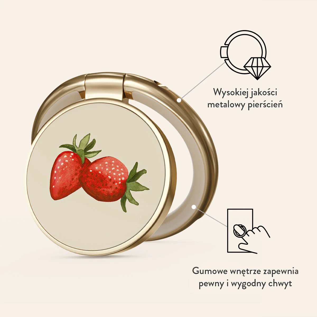 Grandma's Jam - Samoprzylepny Okrągły Uchwyt - Image 7