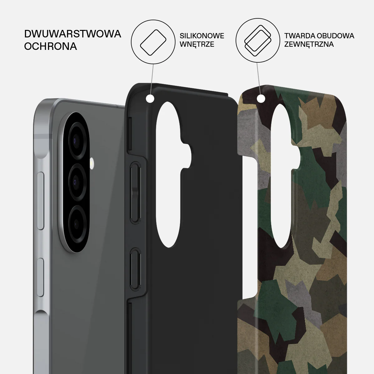 Tropical Green Camo - Samsung Galaxy A57 5G Etui - Image 2