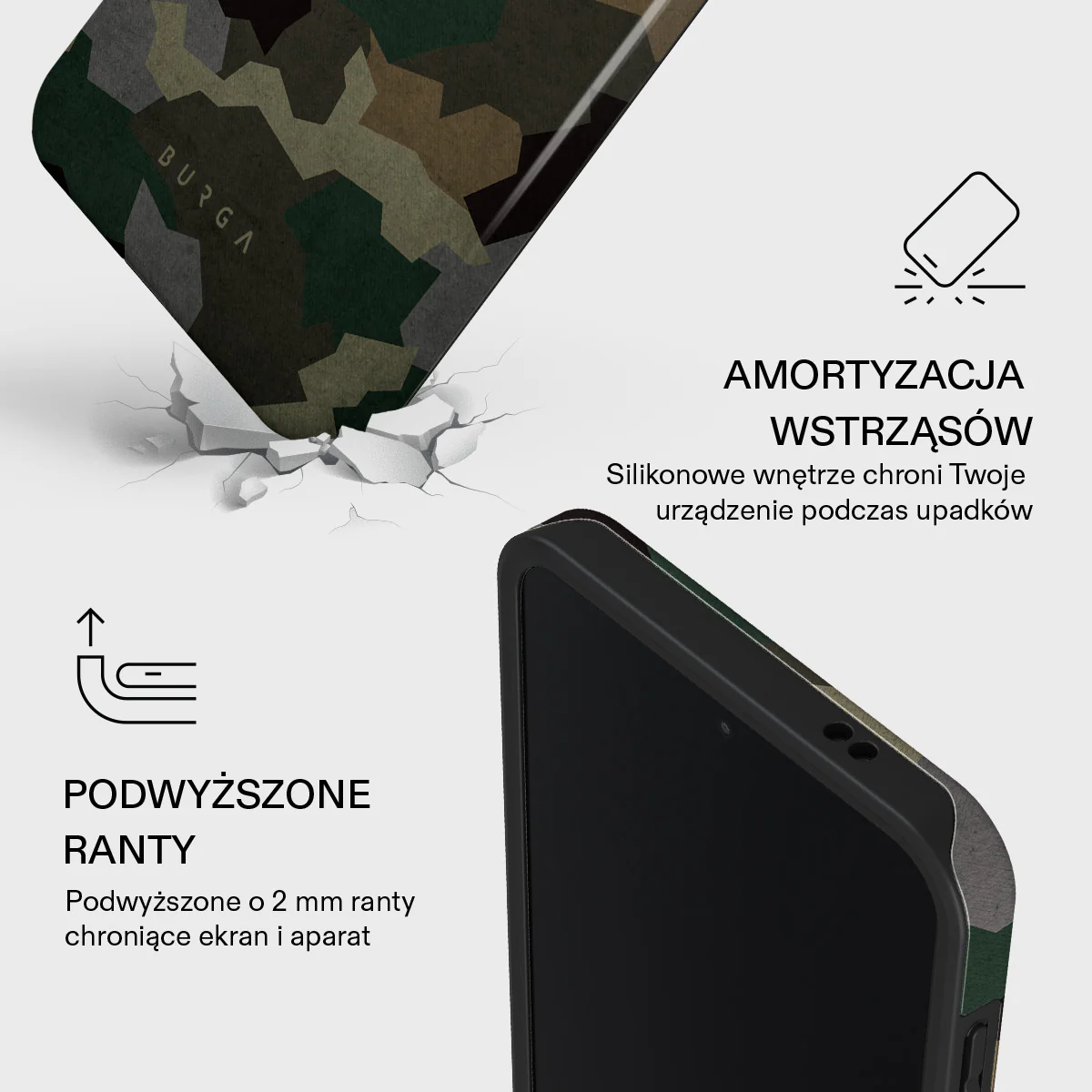 Tropical Green Camo - Samsung Galaxy A57 5G Etui - Image 4