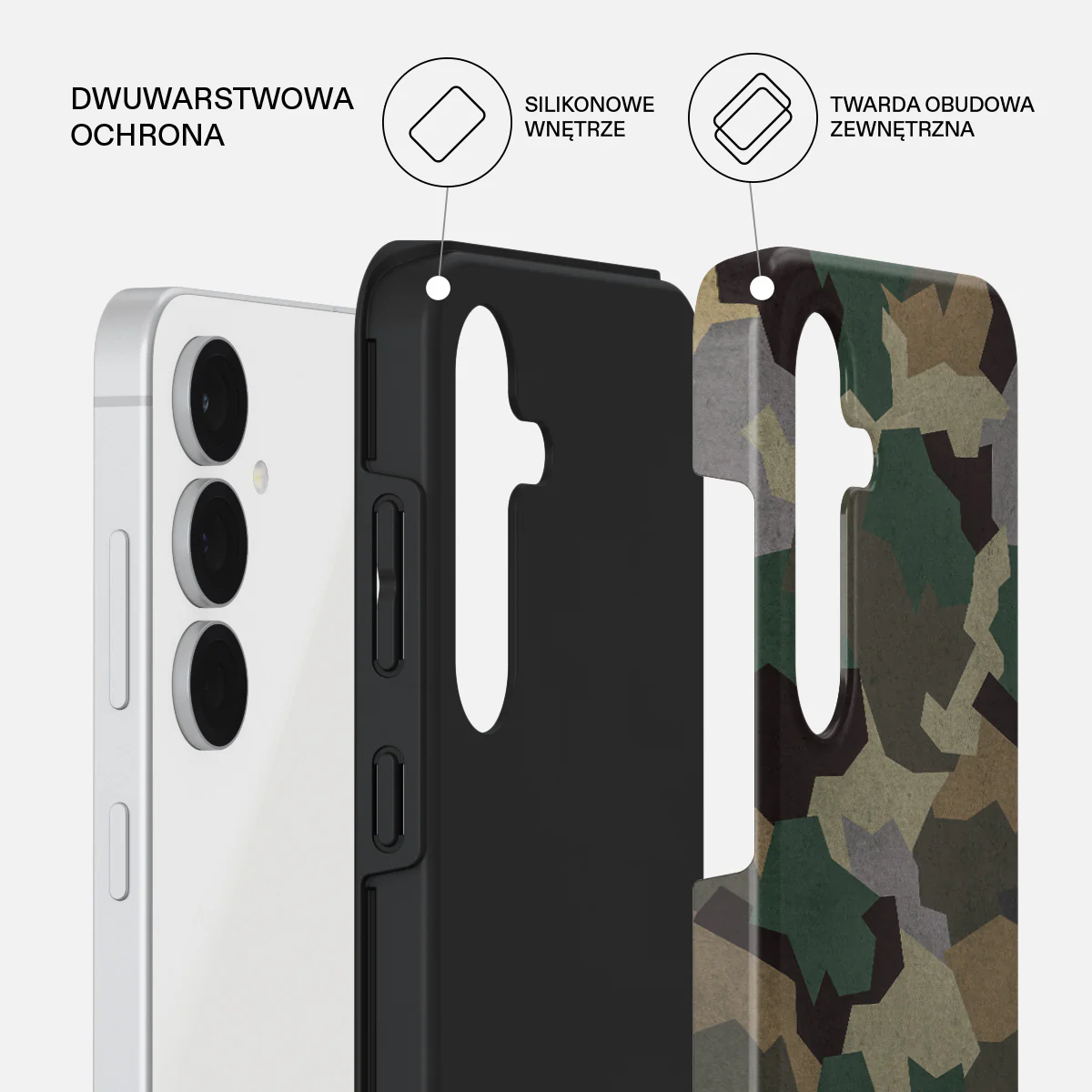 Tropical Green Camo - Samsung Galaxy S25 FE Etui - Image 2