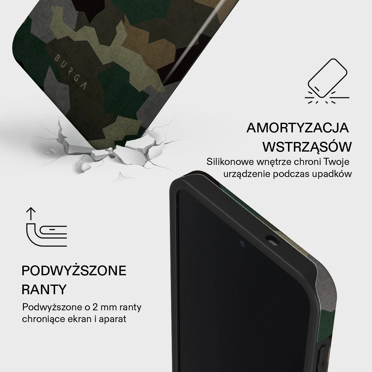 Tropical Green Camo - Samsung Galaxy S25 FE Etui - Image 4