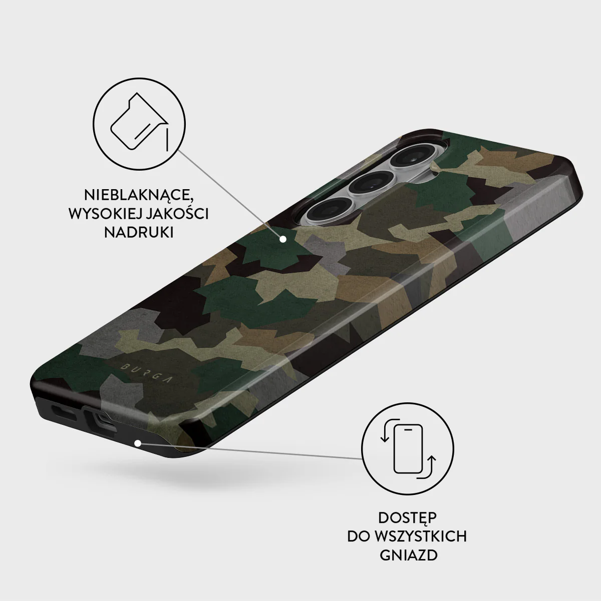 Tropical Green Camo - Samsung Galaxy S26 Etui - Image 3