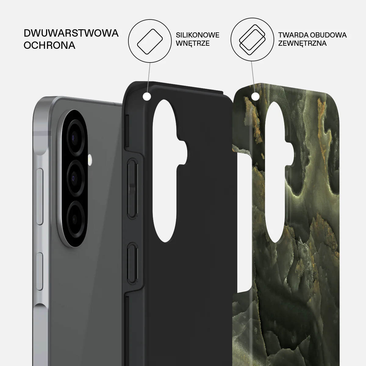 Misty Forest - Samsung Galaxy A57 5G Etui - Image 2