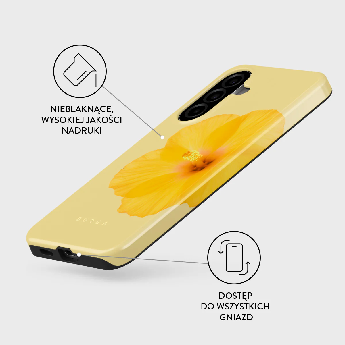 Hibiscus - Samsung Galaxy A57 5G Etui - Image 3