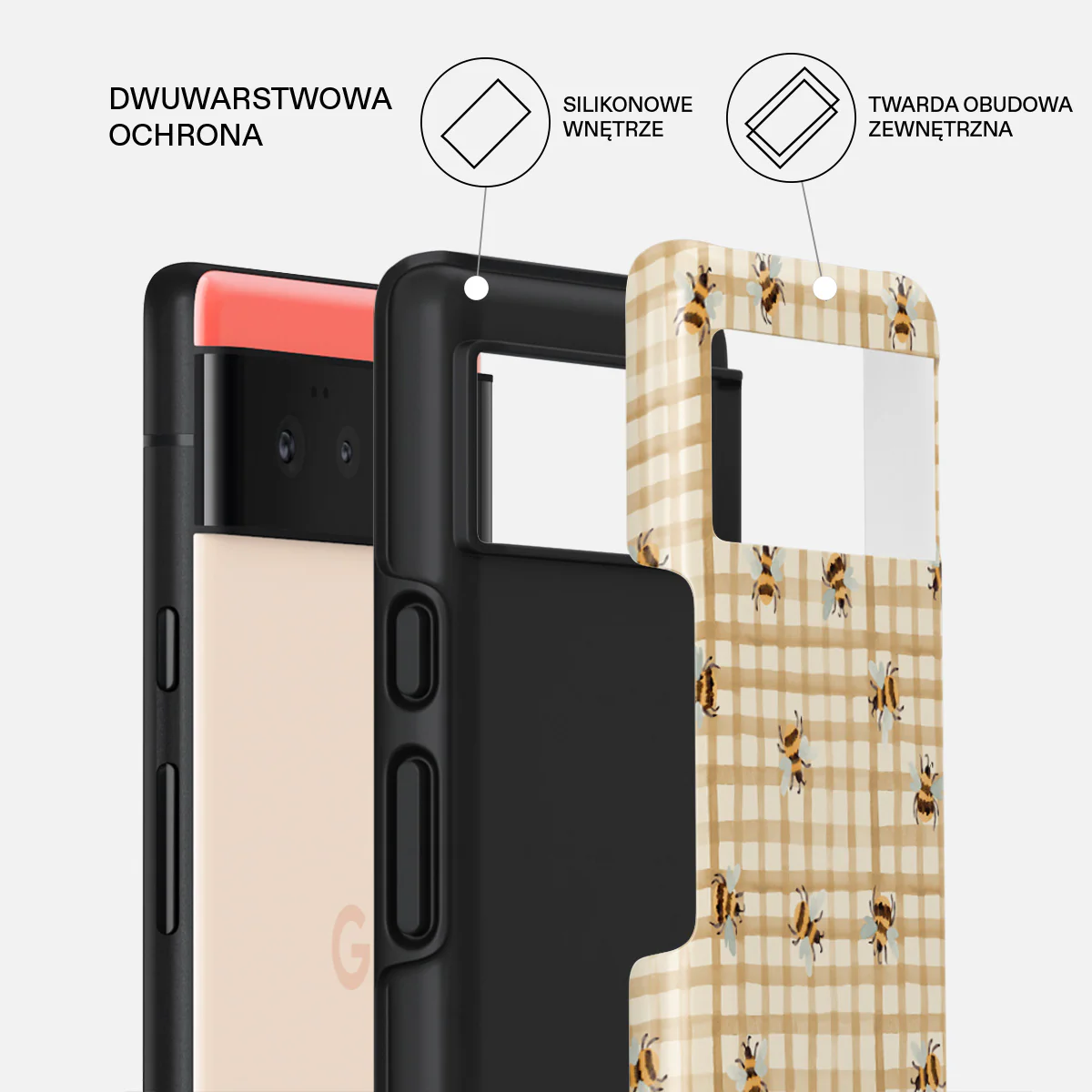 Honeycomb - Google Pixel 6a Etui - Image 2