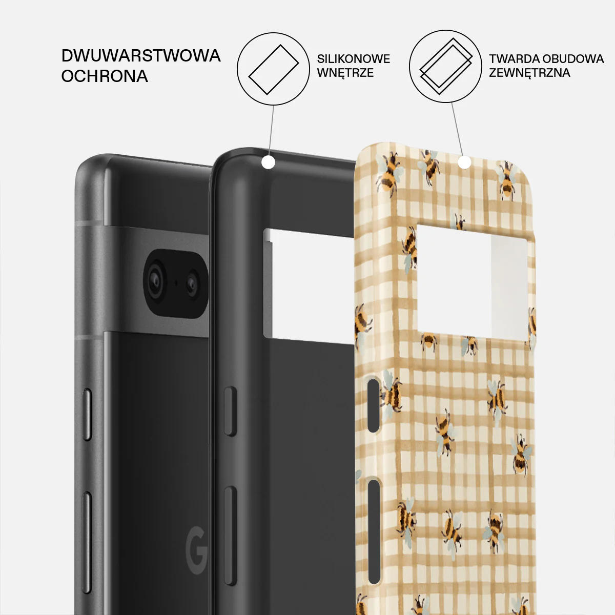 Honeycomb - Google Pixel 7a Etui - Image 2