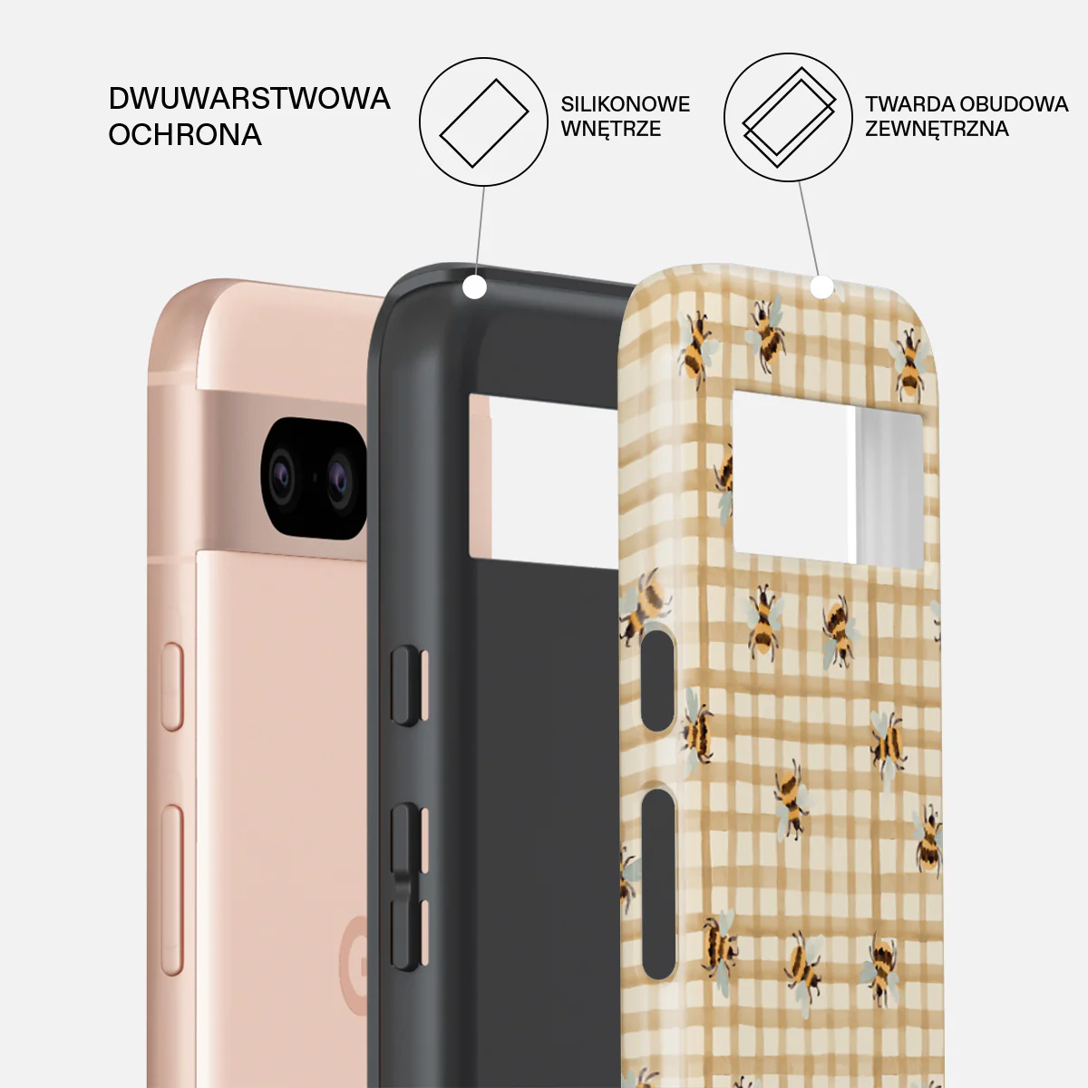 Honeycomb - Google Pixel 8a Etui - Image 2