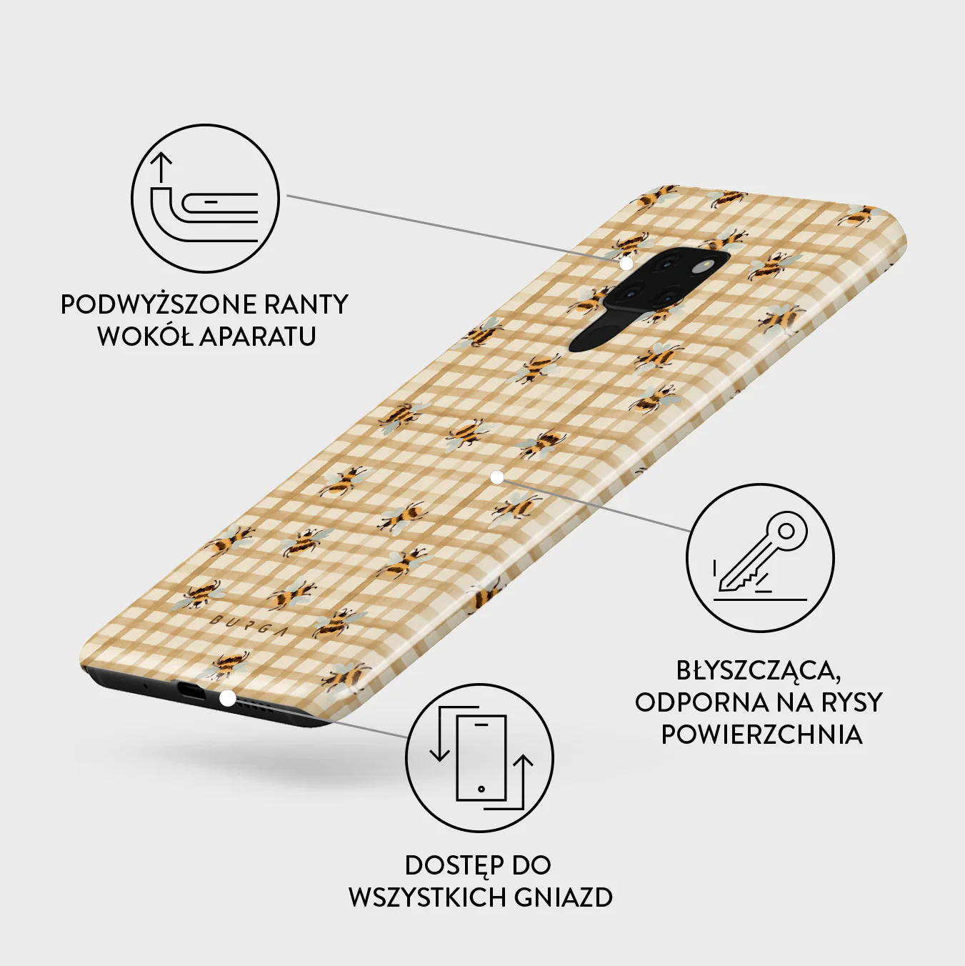 Honeycomb - Huawei Mate 20 Etui - Image 3