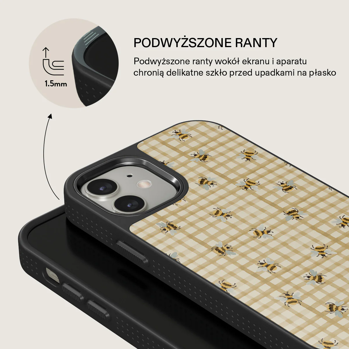 Honeycomb - iPhone 12 Etui - Image 15