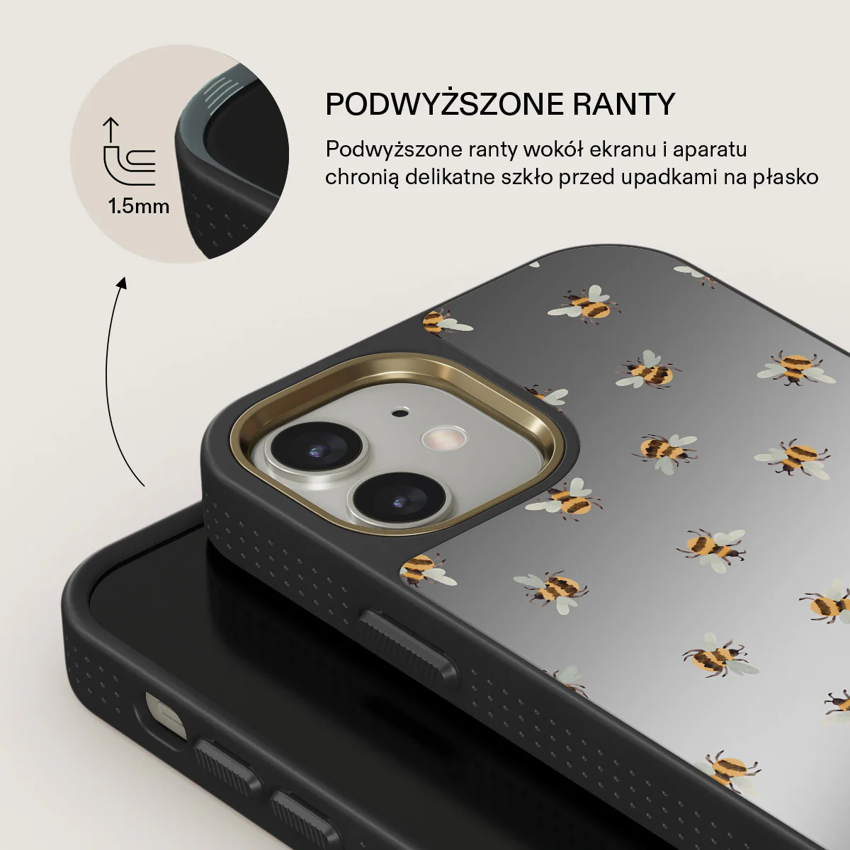 Honeycomb - iPhone 12 Etui - Image 23
