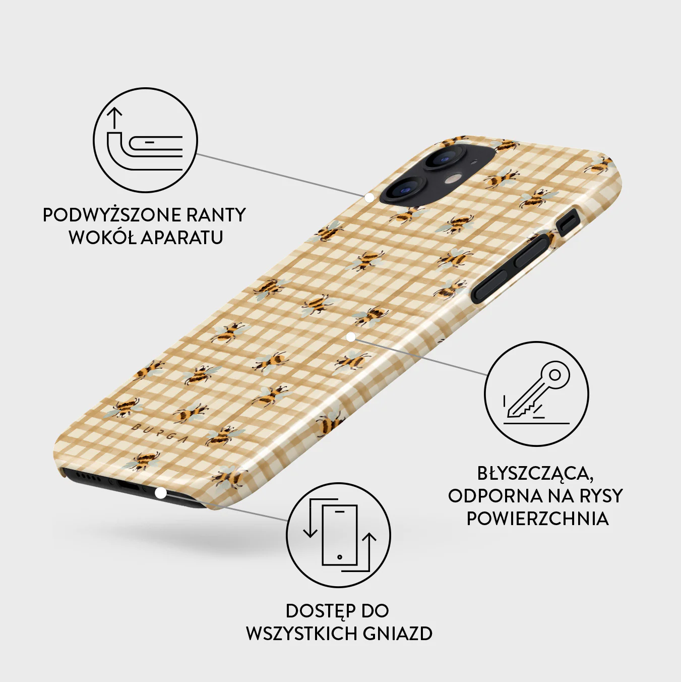 Honeycomb - iPhone 12 Mini Etui - Image 3